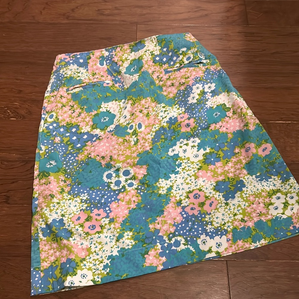 Matilda Jane Ginersnap Floral Print A Line Skirt M